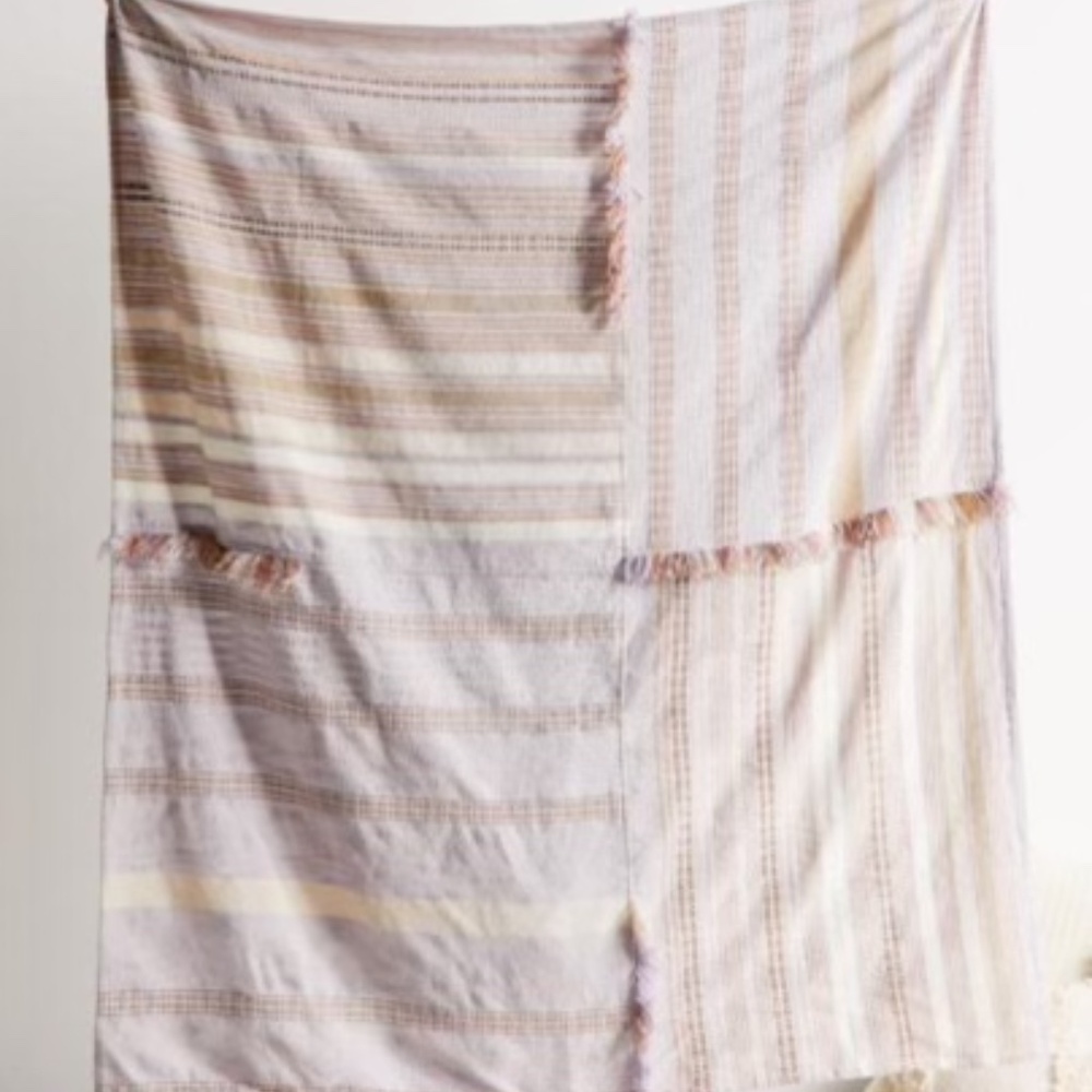 Urban Outfitters Mackenzie Patched Throw Blanket